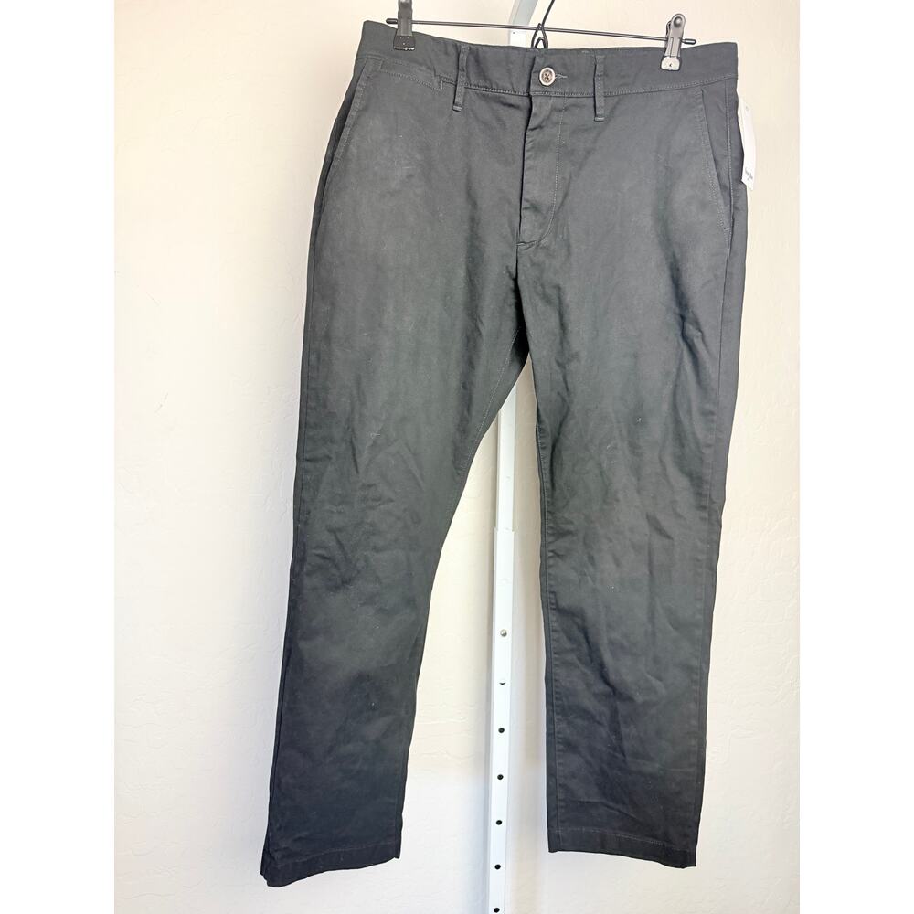Goodfellow & Co Mens 34x30 Black Every Wear Chino Pants Athletic Stretch